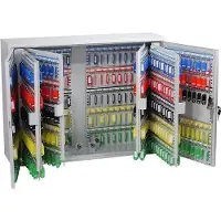 Phoenix KC0607K - Professioneller Schlüsselschrank - 600 Schlüssel - Schlüsselschloss - Grau
