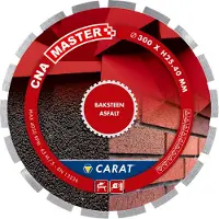 Carat CNAM400400 Diamanttrennscheibe Ziegel / ASPHALT CNA MASTER 400x25,4MM