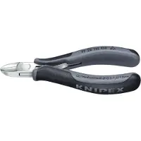 Knipex Elektronikseitenschneider L.115mm Form 2 Facette nein spiegelpol.