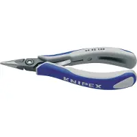 Knipex Präzisionselektronikflach zange Gesamt-L.135mm flachrunde Backen