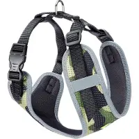 Ferplast Hundegeschirr Nikita Armee-Druck Nylon schwarz/grün 41 cm
