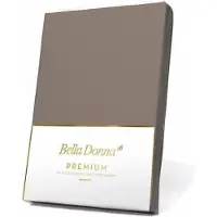 Bella Donna Premium Spannbetttuch 180x200 - 200x220 cm | platin - grau