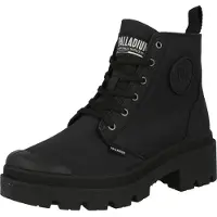 Palladium Schnürstiefeletten Pallabase Twill 96907-008-M Schwarz 36