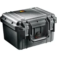 Peli 1300 Schutzkoffer Schwarz mit Schaumstoff