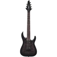 Jackson JS22-7 DKA Dinky QM Trans Black Burst