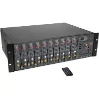 Omnitronic RM-1422FXA, Bluetooth, Rack-Einbau, 115 W, Schwarz