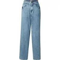 Urban Classics moderne Damen Jeans Reißverschluss Taschen 370 g/m² mit Baumwolle Blau