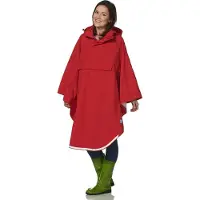 HappyRainyDays Poncho Regencape Red