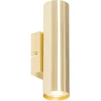 QAZQA Moderne Wandleuchte Messing 2-flammig - Jeana