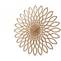 Karlsson - Wanduhr Sunflower - Holz - Ø60cm