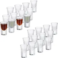 Relaxdays 24 x Schnapsgläser 4cl Transparent