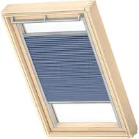 Velux Wabenplissee Uni Blau 1156 Uni Blau 1156, PK08, Aluminiumschiene,GGU,Manuell,