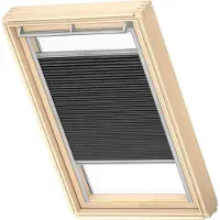Velux Wabenplissee uni schwarz manuell FHC P06 1047S
