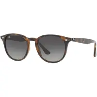 Ray-Ban RB4259 Unisex-Sonnenbrille Vollrand Panto Kunststoff-Gestell, braun