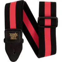 Ernie Ball Stretch Comfort Racer Red Strap (NEW 11-2021)