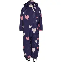 Petite Chérie Lily Outdoor-Overall, Hearts Navy, 80