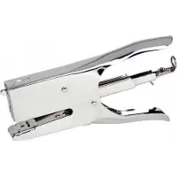 Pavo Heftzange 8018062, aus Metall, silber, offene und geschlossene Heftung, Heftleistung bis 40 Blatt