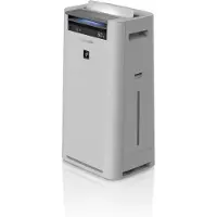 Sharp UA-HG60E-L Luftreiniger mit Befeuchtungsfunktion, Verbesserung der Luftqualität, Ideal für Allergiker, 3 Stufen Filtersystem, HEPA-Filter, Räume bis zu 48 m², Hellgrau []
