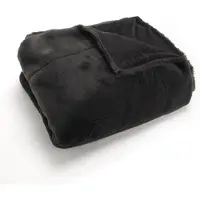 Amadeus Plaid Luxe schwarz 130 x 170 cm - Polyester 130x1 cm