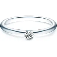 Trilani Ring Sterling Silber Zirkonia in silber | Gr.: 52