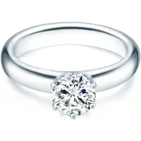 Trilani Ring Sterling Silber Zirkonia in silber | Gr.: 51