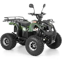 HECHT Elektro-Quad 56155 Army mit Straßenzulassung 1200 W bis 40 km/h ATV