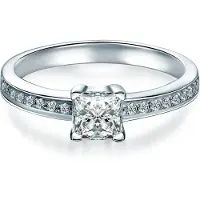 Trilani Ring - Sterling Silber Ring Zirkonia - Gr. 63 - in Silber - für Damen