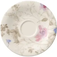 Villeroy & Boch Untertasse "Kaffee-/Teeuntertassen Mariefleur Gris Basic ø 16,7 cm 6er Set bunt"