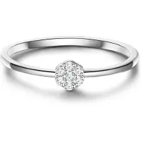 Glanzstücke Damen Sterling Silber Zirkonia silber - 23674