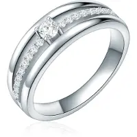 Rafaela Donata Ring Sterling Silber Zirkonia in silber | Gr.: 60