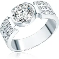 Rafaela Donata Ring Sterling Silber Zirkonia in silber | Gr.: 50