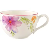 Villeroy & Boch Tasse "Frühstückstassen Mariefleur Basic 290 ml 6er Set bunt", bunt, 6 tlg., Porzellan, Trinkgefäße, Tasse
