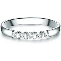 Trilani Ring Sterling Silber Zirkonia in silber | Gr.: 56
