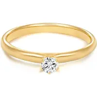 Trilani Ring - Sterling Silber Ring Zirkonia - Gr. 52 - in Gold - für Damen