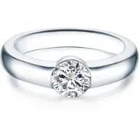 Trilani Ring - Sterling Silber Ring Kristallen von Swarovski - Gr. 58 - in Silber - für Damen