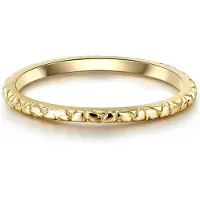 Glanzstücke Ring - Sterling Silber Ring - Gr. 52 - in Gold - für Damen
