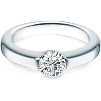 Trilani Ring - Sterling Silber Ring Zirkonia - Gr. 54 - in Silber - für Damen