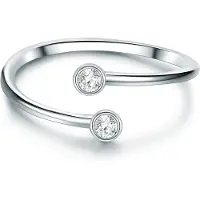 Trilani Ring Sterling Silber Zirkonia in silber | Gr.: 58