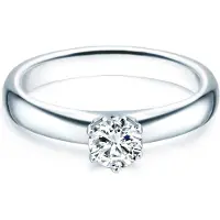 Trilani Ring - Sterling Silber Ring Zirkonia - Gr. 47 - in Silber - für Damen