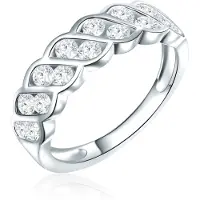 Rafaela Donata Ring Sterling Silber Zirkonia in silber | Gr.: 54