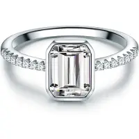 Trilani Ring - Sterling Silber Ring Zirkonia - Gr. 52 - in Silber - für Damen