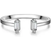 Glanzstücke Ring Sterling Silber Zirkonia in silber | Gr.: 48