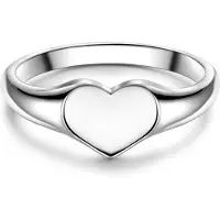 Glanzstücke Ring Herz Sterling Silber in silber | Gr.: 52