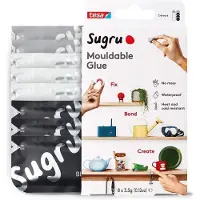 TESA Sugru Allzweckkleber 8Stk schwarzweißgrau