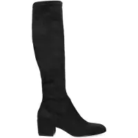 Manfield Hohe schwarze Stiefel | Größe 36