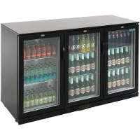 Polar Serie G Barkühlschrank mit 3 Klapptüren 330L