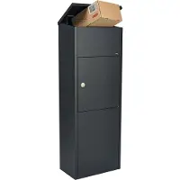 Allux Briefkasten 600 Schwarz