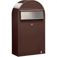 Bobi Briefkasten Grande S 8017 i Dunkelbraun