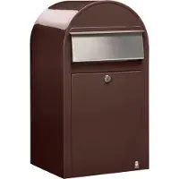 Bobi Briefkasten Grande 8017 i Dunkelbraun