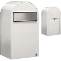 Bobi Briefkasten Grande B 9016 i Weiß